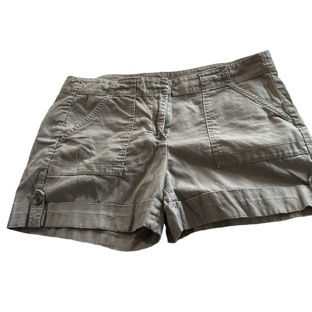 Ann Taylor women's 100% cotton grey shorts size 12